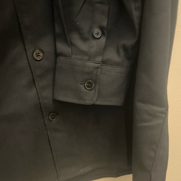 New! Frank & Oak Men's Dress Fluid Shirt Deep Blue Work Casual Dinner - Picture 11 of 16